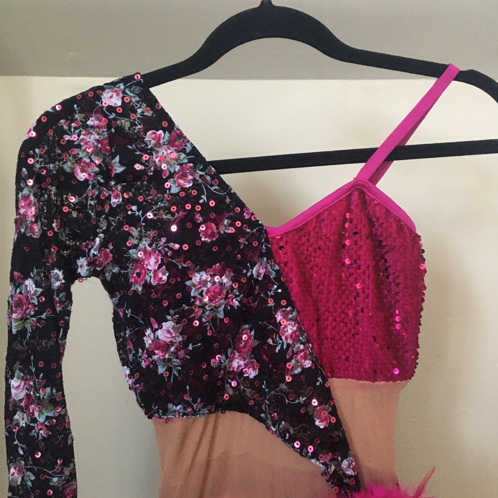 Glamour costumes hot pink and floral costume